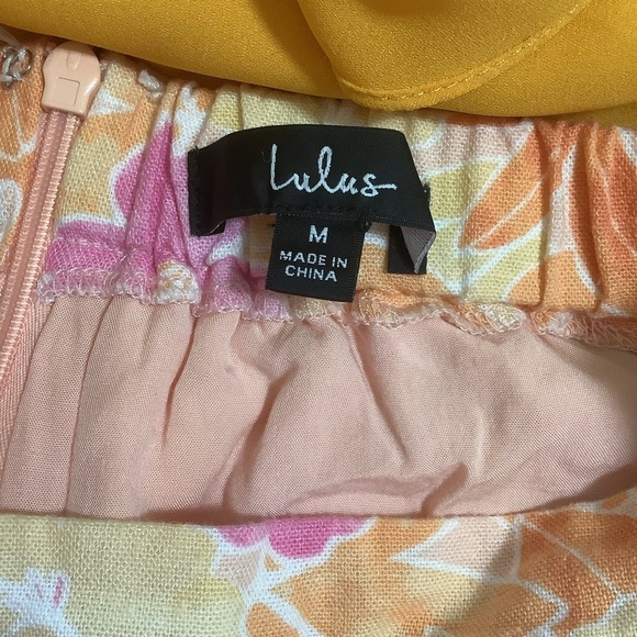 ๐บ Lulus Floral Two-Piece Set - Pants & Crop Top - Size M ๐บ - Picture 13 of 15